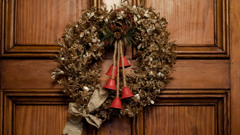 Christmas Wreath on Cahernane Front Door