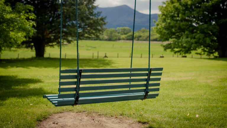 Swing in Cahernane luxury house hotel Garden